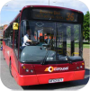 Carousel Buses red liveried buses